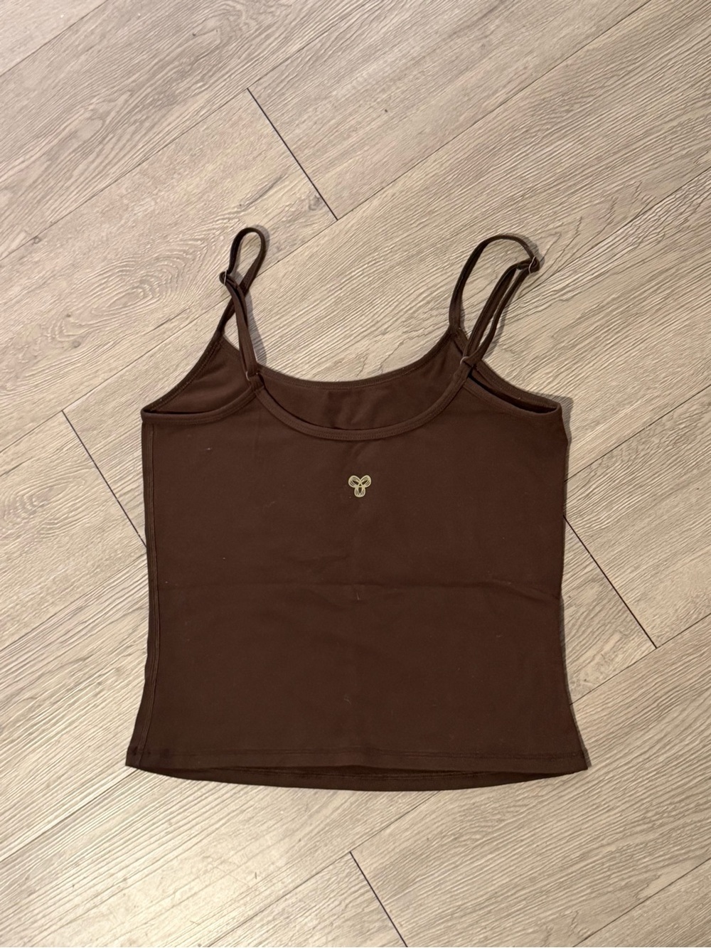 Aritzia Chocolate Brown Adjustable-Strap Cami